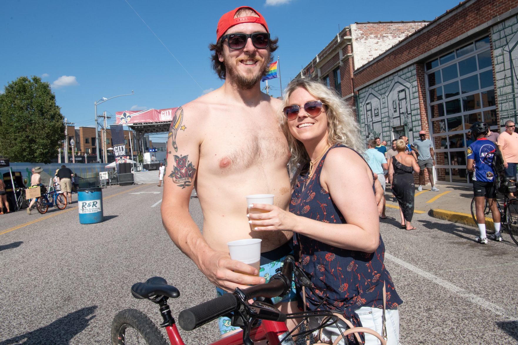 2019 World Naked Bike Ride in St. Louis
